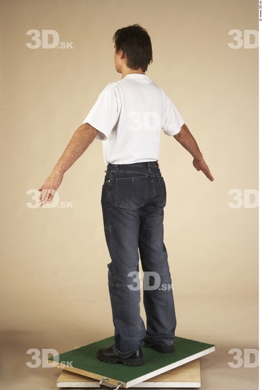 Whole Body Man Casual Muscular Average Studio photo references