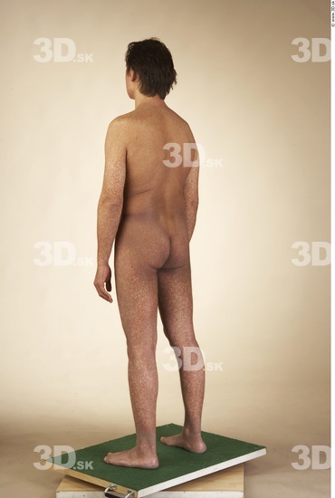 Whole Body Man Nude Muscular Average Studio photo references