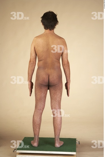 Whole Body Man Nude Muscular Average Studio photo references