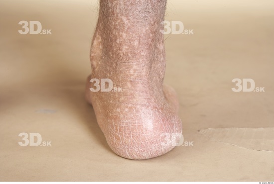 Foot Whole Body Man Nude Muscular Average Studio photo references