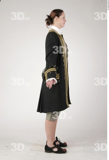 Woman White Historical Helmet Slim Costume photo references