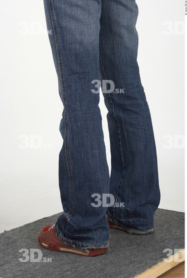 Calf Whole Body Woman Casual Slim Studio photo references