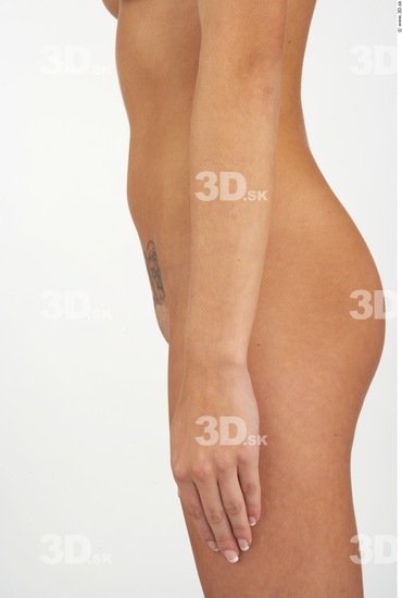 Forearm Whole Body Woman Nude Slim Studio photo references