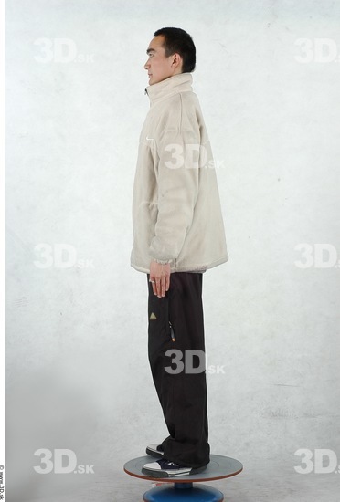 Whole Body Man Asian Casual Slim Studio photo references