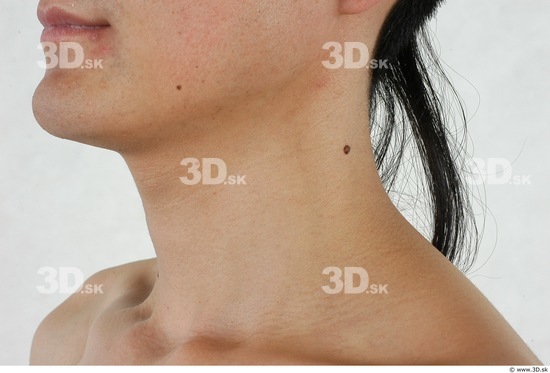 Neck Man Asian Nude Slim Studio photo references