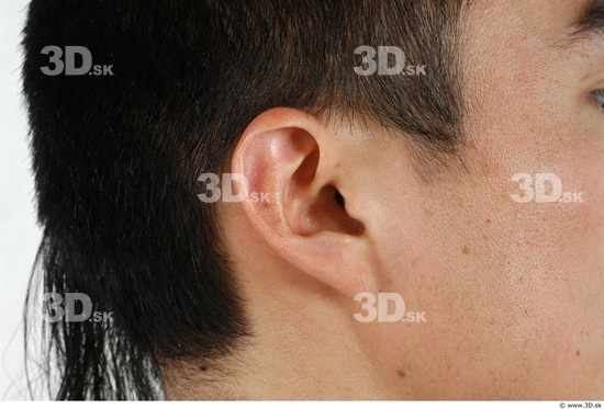 Ear Man Asian Nude Slim Studio photo references