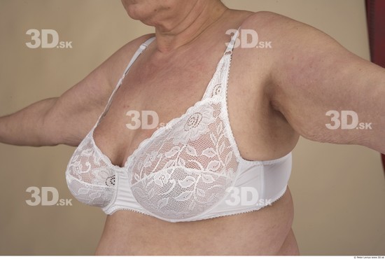 Chest Whole Body Woman Underwear Bra Chubby Studio photo references