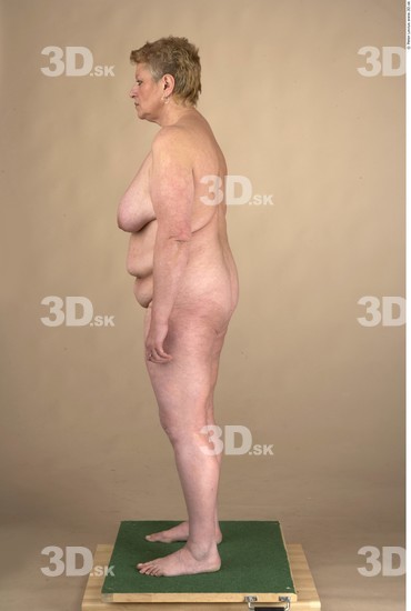 Whole Body Woman Nude Chubby Studio photo references