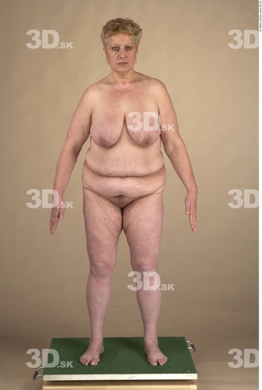 Whole Body Woman Nude Chubby Studio photo references