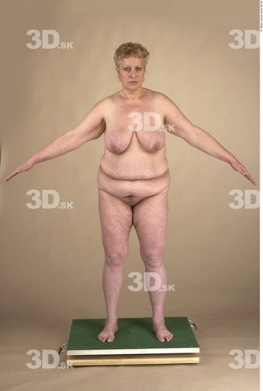 Whole Body Woman Nude Chubby Studio photo references