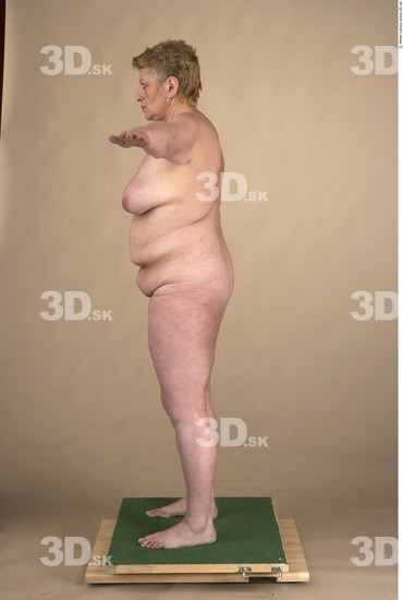 Whole Body Woman T poses Nude Chubby Studio photo references