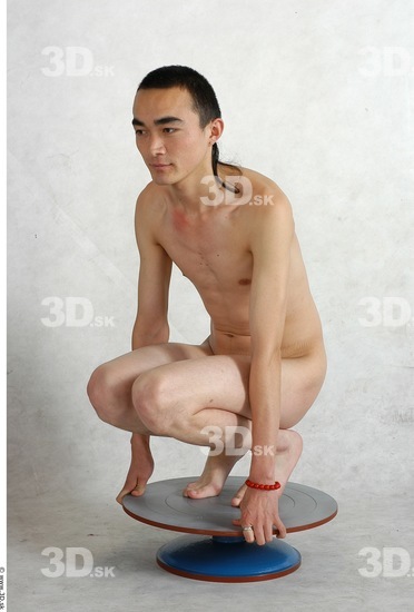 Whole Body Phonemes Man Asian Nude Slim Studio photo references