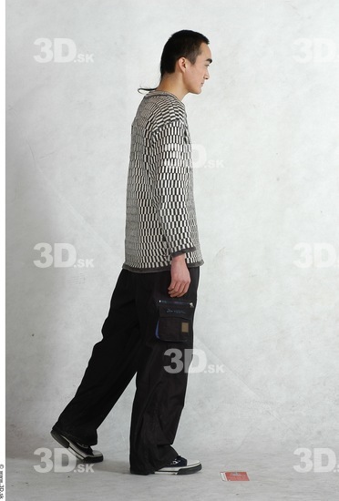 Whole Body Phonemes Man Animation references Asian Nude Casual Slim Studio photo references