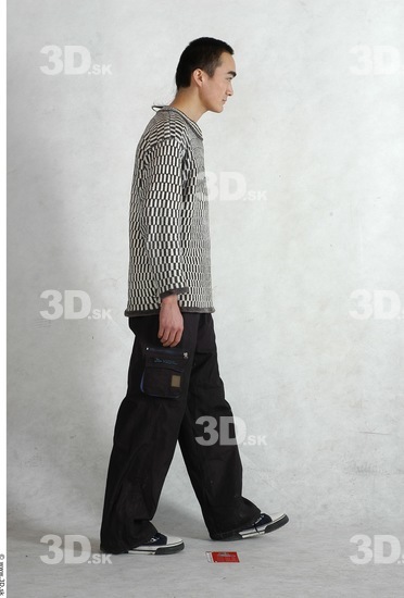 Whole Body Phonemes Man Animation references Asian Nude Casual Slim Studio photo references