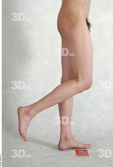 Leg Whole Body Phonemes Man Animation references Asian Nude Slim Studio photo references