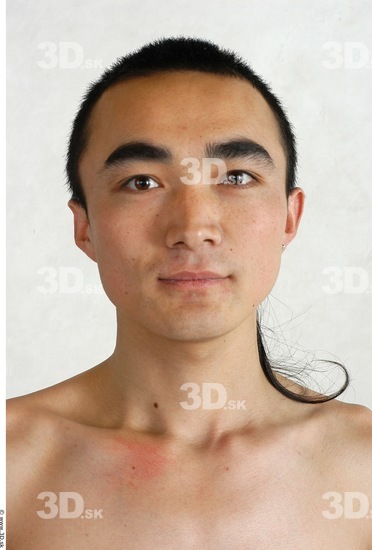 Whole Body Head Phonemes Man Animation references Asian Nude Slim Studio photo references