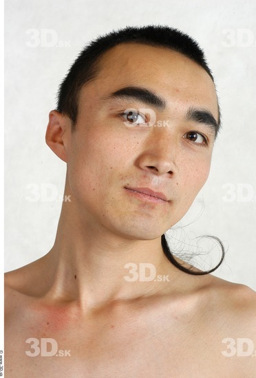 Whole Body Head Phonemes Man Animation references Asian Nude Slim Studio photo references