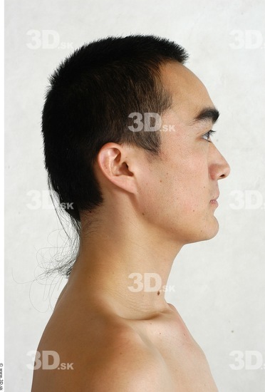 Whole Body Head Phonemes Man Animation references Asian Nude Slim Studio photo references