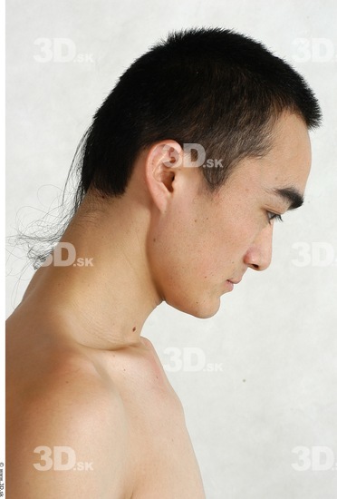 Whole Body Head Phonemes Man Animation references Asian Nude Slim Studio photo references