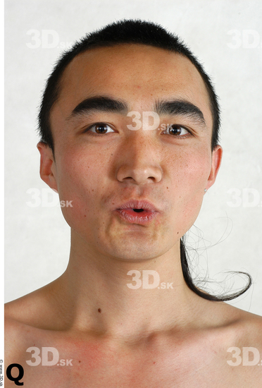 Face Whole Body Phonemes Man Asian Nude Slim Studio photo references