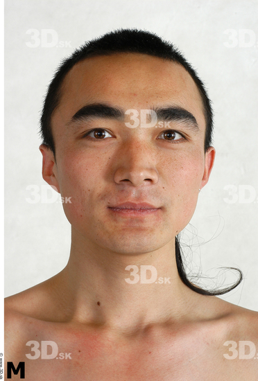 Face Whole Body Phonemes Man Asian Nude Slim Studio photo references