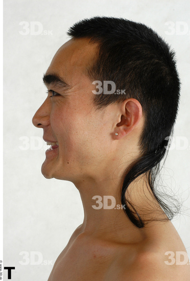 Face Whole Body Phonemes Man Asian Nude Slim Studio photo references