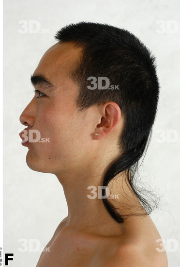 Face Whole Body Phonemes Man Asian Nude Slim Studio photo references