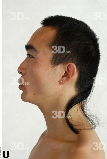 Face Whole Body Phonemes Man Asian Nude Slim Studio photo references