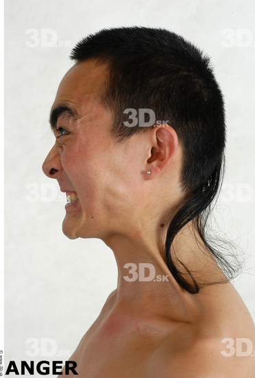 Face Whole Body Phonemes Emotions Man Asian Nude Slim Studio photo references