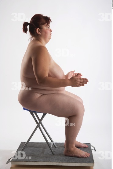 Whole Body Woman Artistic poses Nude Slim Overweight Studio photo references