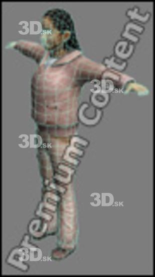 3D model Asian Woman