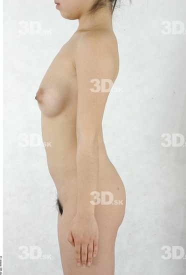 Arm Whole Body Woman Animation references Asian Nude Underwear Shoes Slim Studio photo references