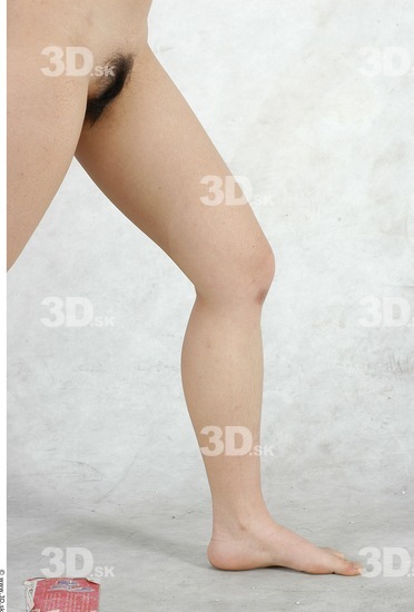 Leg Whole Body Woman Animation references Asian Nude Underwear Shoes Slim Studio photo references