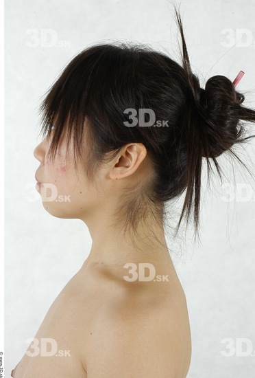 Whole Body Head Woman Animation references Asian Underwear Shoes Slim Studio photo references