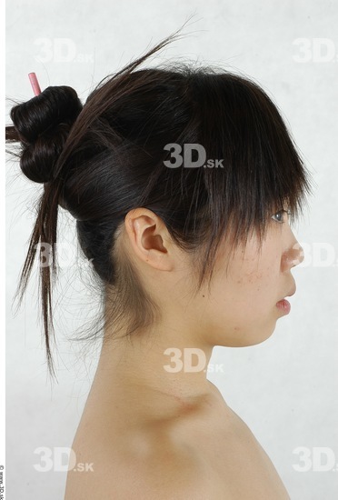 Whole Body Head Woman Animation references Asian Underwear Shoes Slim Studio photo references