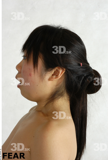 Face Whole Body Phonemes Emotions Woman Asian Nude Slim Studio photo references