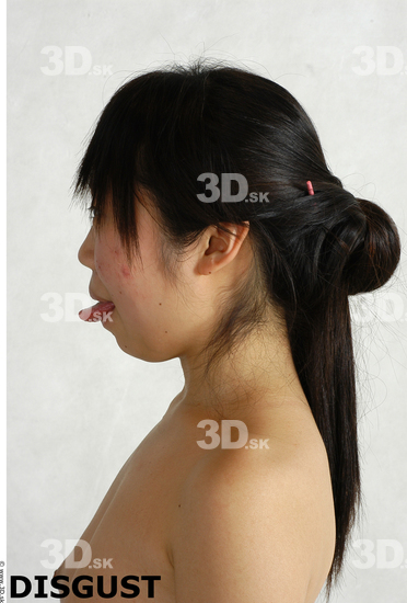 Face Whole Body Phonemes Emotions Woman Asian Nude Slim Studio photo references