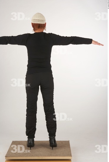 Whole Body Woman T poses Casual Slim Studio photo references