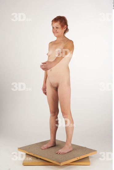 Whole Body Woman Nude Slim Studio photo references