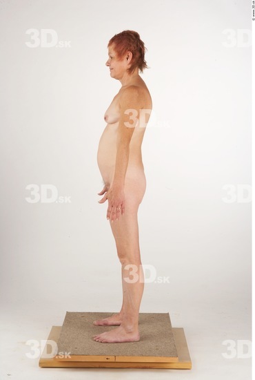 Whole Body Woman Nude Slim Studio photo references