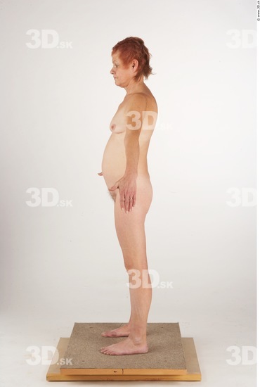 Whole Body Woman Nude Slim Studio photo references