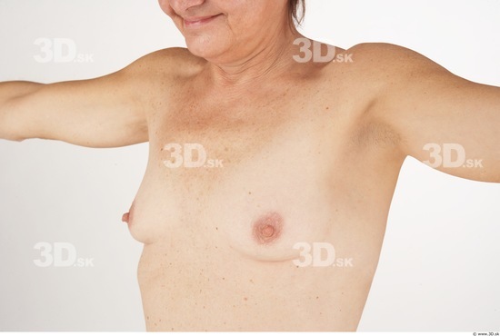 Chest Whole Body Woman Nude Slim Studio photo references