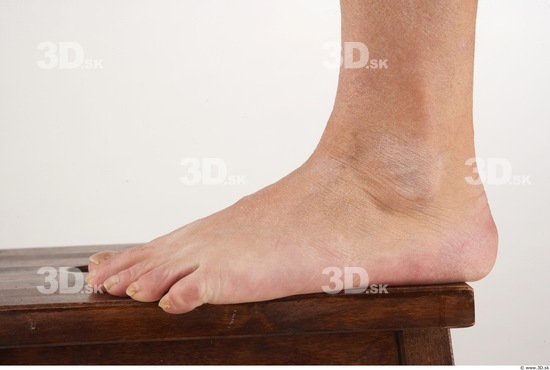 Foot Whole Body Woman Nude Slim Studio photo references