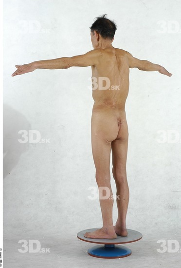 Whole Body Man Woman Artistic poses T poses Asian Nude Underwear Shoes Underweight Studio photo references