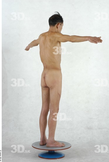 Whole Body Man Woman Artistic poses T poses Asian Nude Underwear Shoes Underweight Studio photo references