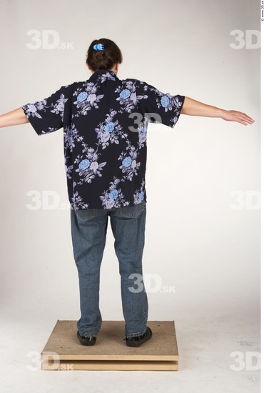 Whole Body Woman T poses Casual Chubby Studio photo references