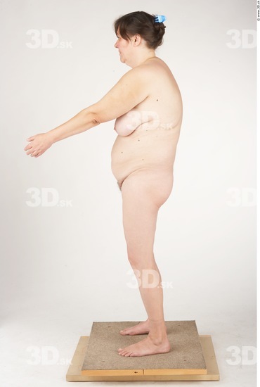 Whole Body Woman Nude Chubby Studio photo references