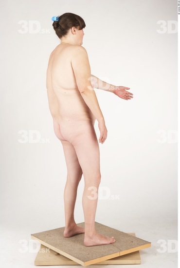 Whole Body Woman Nude Chubby Studio photo references