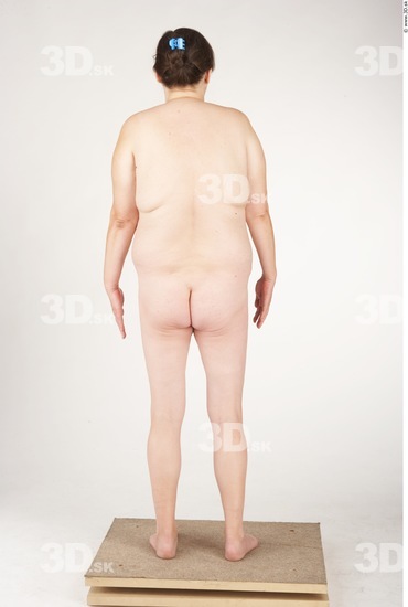 Whole Body Woman Nude Chubby Studio photo references