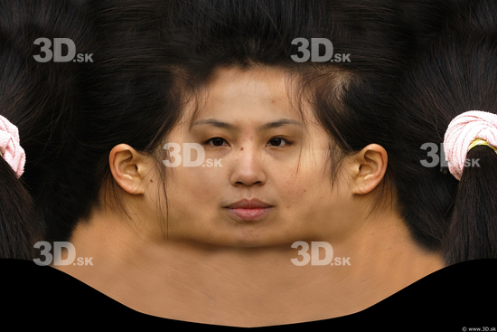 Woman White Head textures